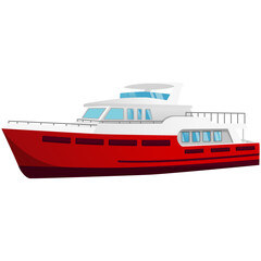 Yacht Boat Illustration