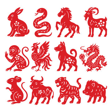 chinese new year twelve zodiac