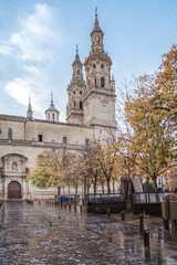 Co-Cathedral Of Santa Maria De La Redonda In Logrono, Spain