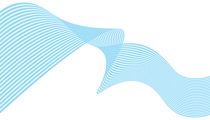Fototapeta premium Vector illustration Abstract Background featuring a series of parallel curved lines flowing in a wave, Minimalist Geometric Pattern for Digital Design