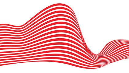 Vector illustration Abstract Background  featuring a series of parallel curved lines flowing in a wave, Minimalist Geometric Pattern for Digital Design