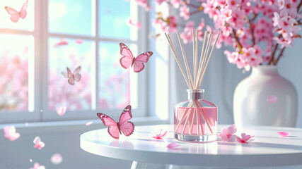 さくらのリードディフューザー