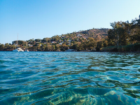 Marathonas Beach Aegina island Greece