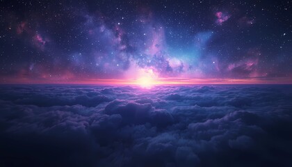 sunrise over the planet