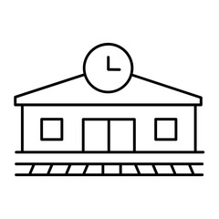 train station icon design