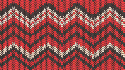 knitted Christmas sweater pattern background vector background 

