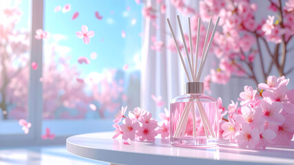 さくらのリードディフューザー