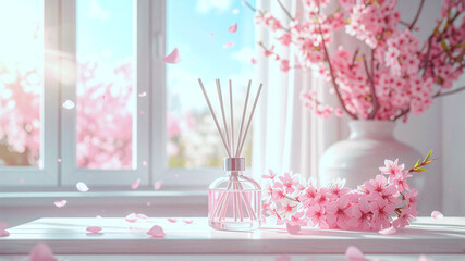 さくらのリードディフューザー