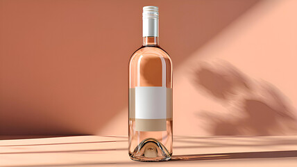 bottle of wine on a table