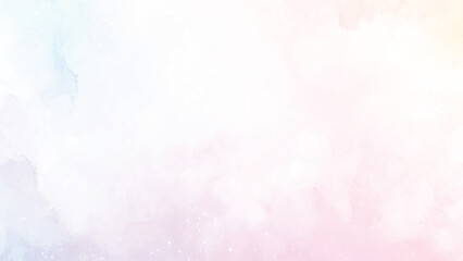 abstract watercolor background sunset sky orange purple