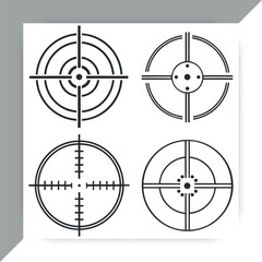 Target Crosshair Icons Set in Black and White Vector,target icon vector,target icon design,target icon concept, target icon post, target icon cartoon,target icon icon, target icon template,target