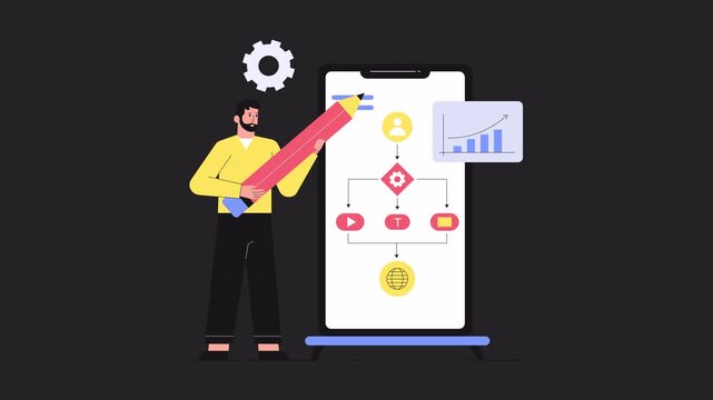 Development Flowchart 2D Animation Alpha Channel 