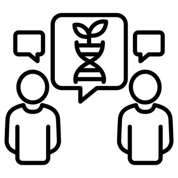 Bioethics Debate Vector Icon
