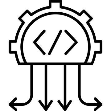 Multithreading Vector Icon