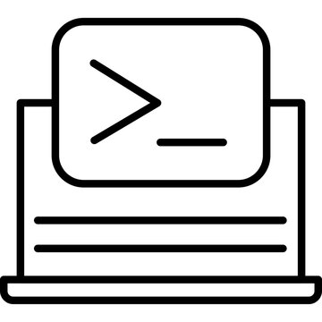 Terminal Vector Icon