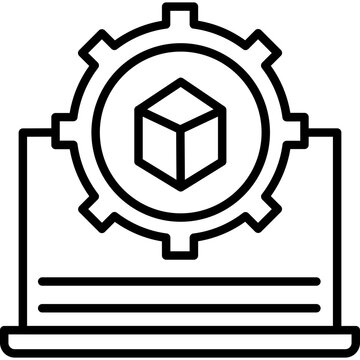 Virtual Machine Vector Icon