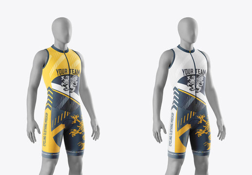 Cycling suit mannequin display