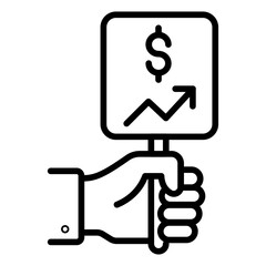 Bid Increment Vector Icon