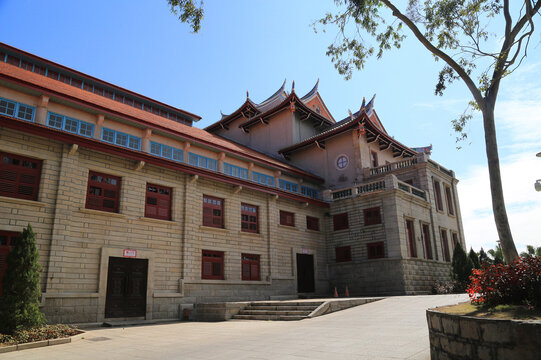 Xiamen University Historic Building with Traditional Chinese Architecture