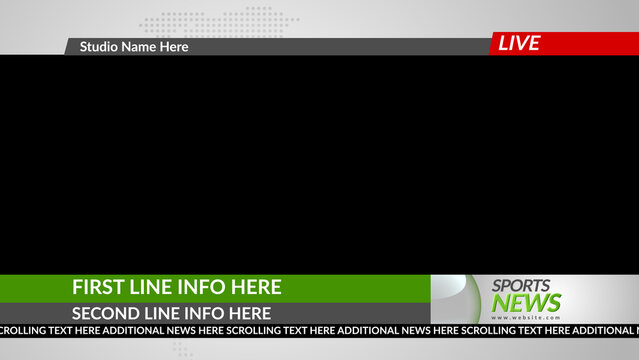 Broadcast Sports Overlay