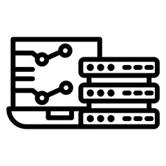 Big Data Vector Icon