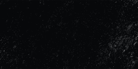 Fototapeta premium Abstract Black Dither Halftone Texture on Dark Background