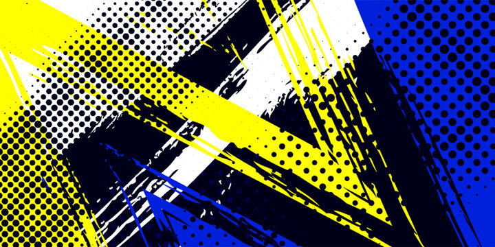 blue yellow color pattern gradient grunge textur background.