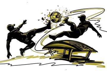  Ball​ Golden Motion Teqball Impact Series