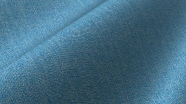 Blue Speckled Fabric Texture in High Resolution, Rotation, Waves, Looped Background
