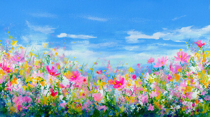 野原に咲く花々