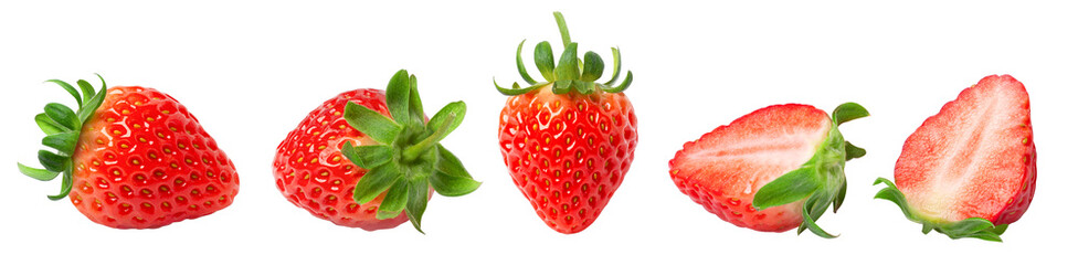 red strawberries isolated © Amelia NF