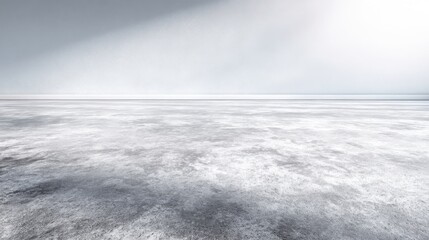 Obraz premium Frosted glass diffuser emitting soft diffused light over a textured concrete surface