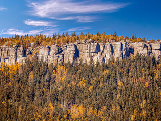 Szczeliniec Wielki within the Table Mountain National Park, Poland