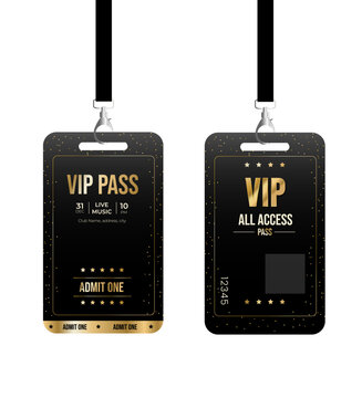 VIP Pass Ticket Template