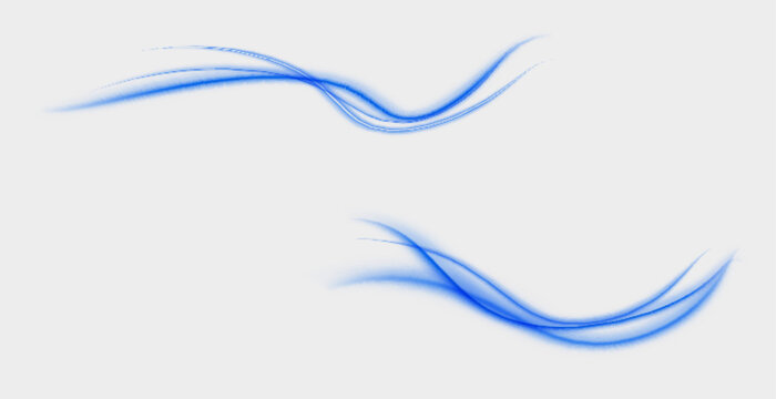 Air, wind effect isolated on transparent background. Airflow overlay fresh air for cleaning, cooling or changing the air. Wind Wave Effect.