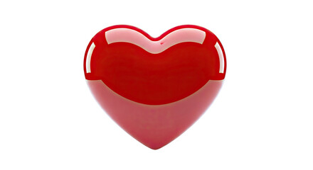 Fototapeta premium Shiny Red Heart