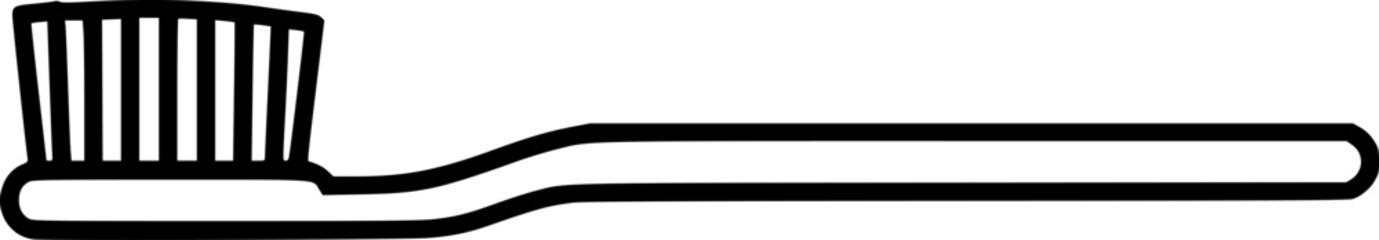 Toothbrush Icon Vector Illustration