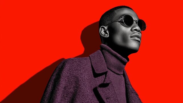 Homme avec lunettes