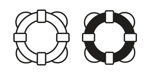 Life buoy icon for templates, web design and infographics. EPS10 © Raj