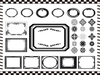 Obraz premium アンティークフレームセット