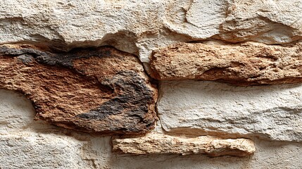 Neutral Sandstone Block Wall Exterior Background Images