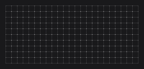 Grid hud technology with background blueprint tech paper. Digital thin tech with dot drawing vector and sketch map checker. Engineering cross grid with infographic.