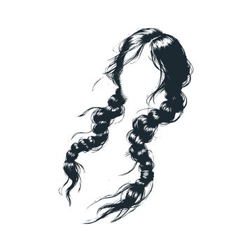 Braids Remembering the Wind. Memory of freedom.
