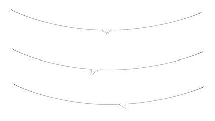 細い鉛筆で書かれた、手書きの大人おしゃれなふきだし