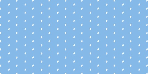 Seamless pattern of tiny white daisy flowers on a light blue background. Minimalist floral ditsy print for summer fashion, wallpaper, and delicate textile design.
