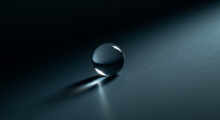 Glass Sphere with Shadow