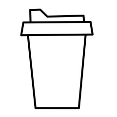 Coffee cup icon vector