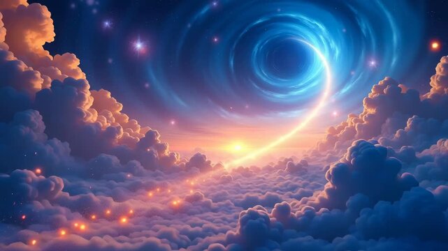 Living starlight flowing like iridescent mist between celestial planets