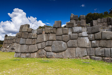 View Of The Inca Ruins Of Sacsayhuaman, Cusco, Peru