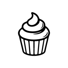 cupcake vector illustration